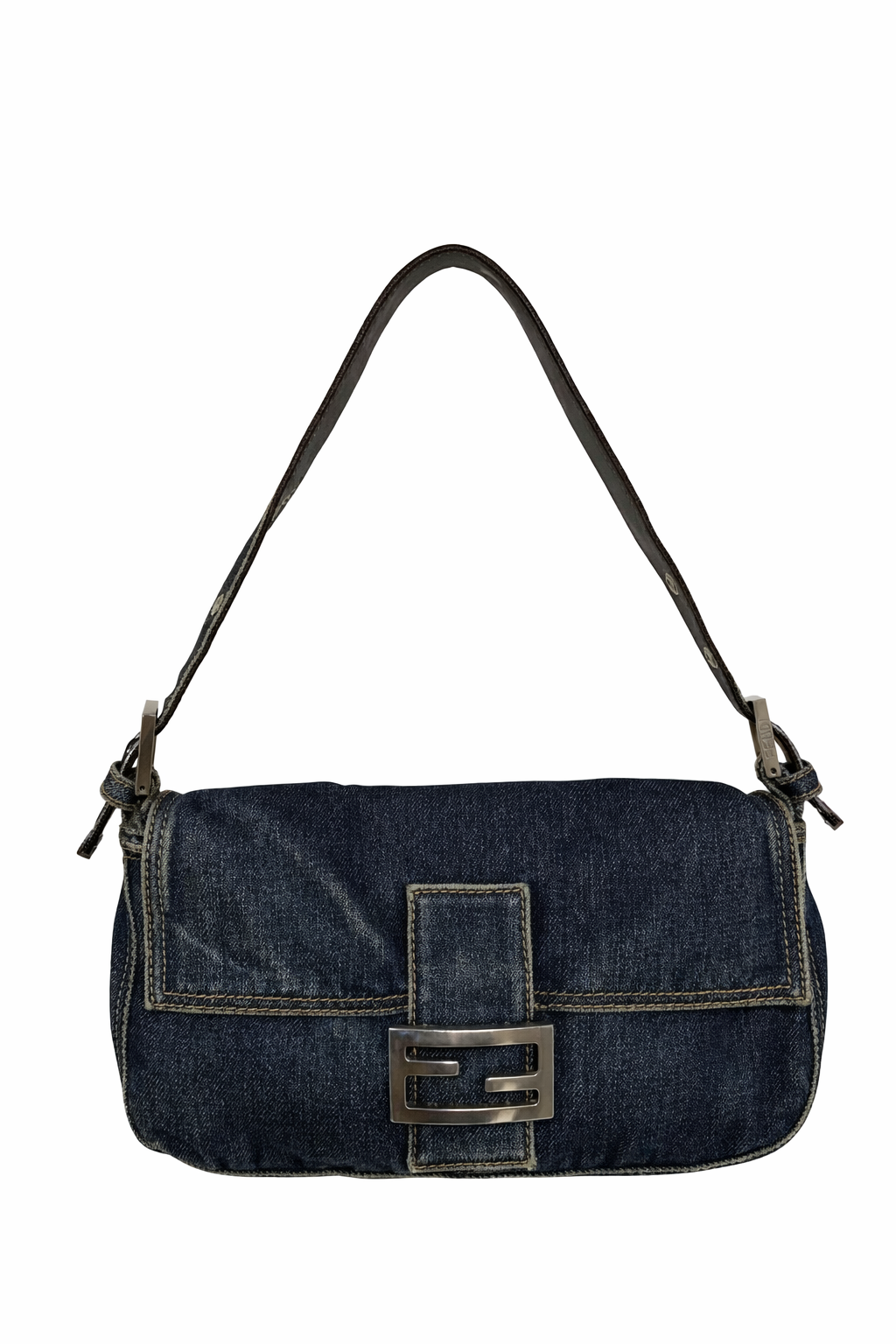 Fendi Baguette Denim Bag