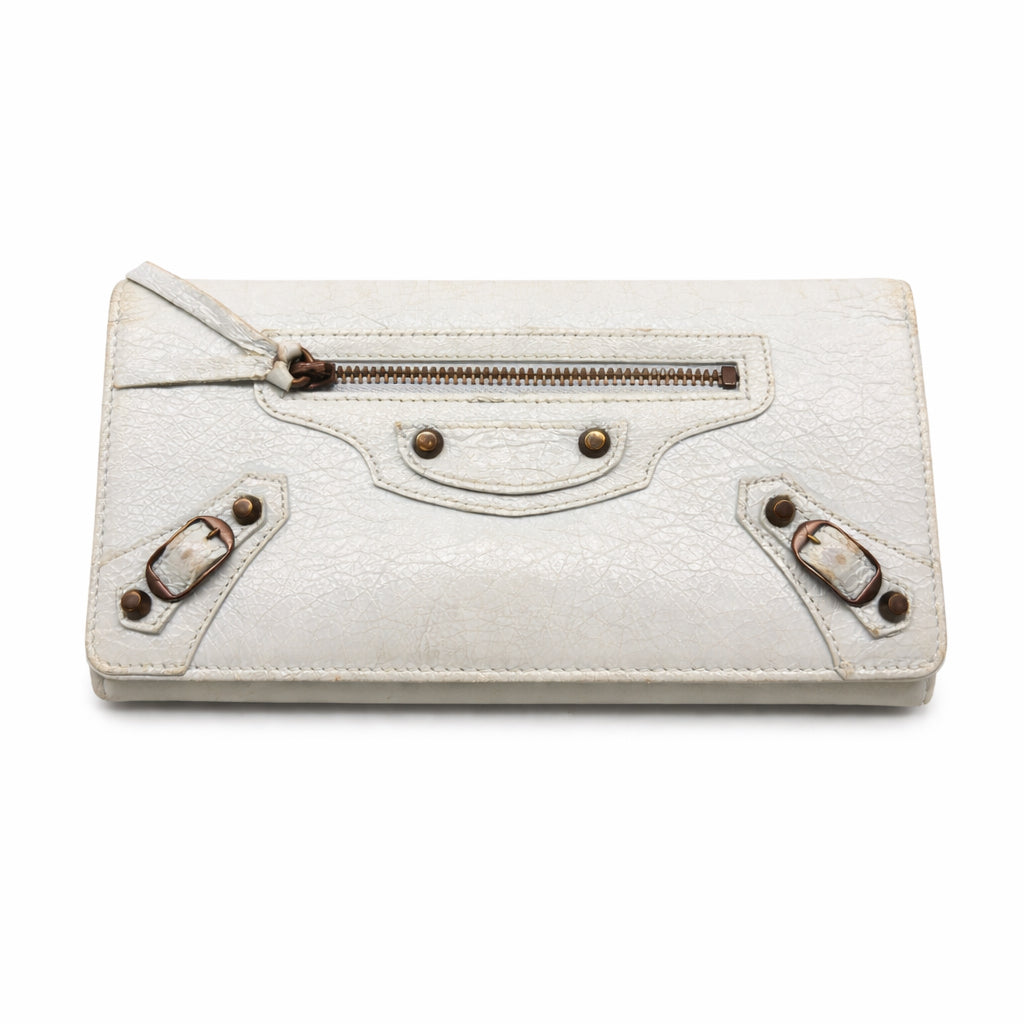 Balenciaga White Wallet