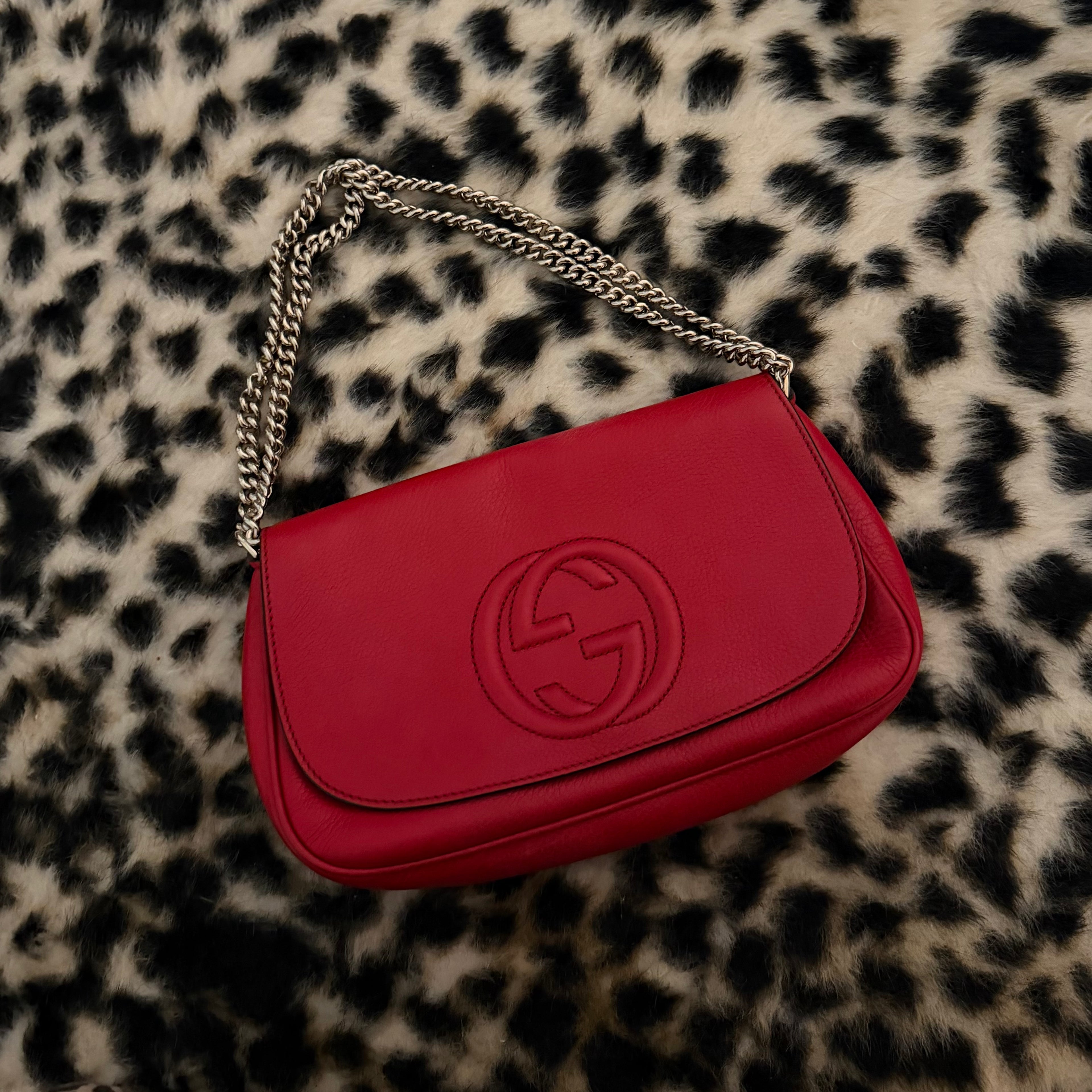 Gucci Soho Leather Chain shoulder bag